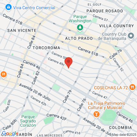 GRUPO MEDICA ATENCIÓN DOMICILIARIA S. A. S map