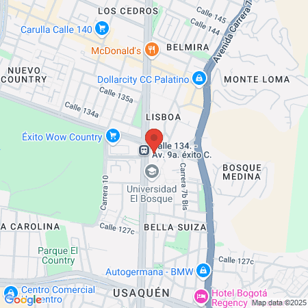 Consultorios Dag | Dr Daniel Afanador Gómez map