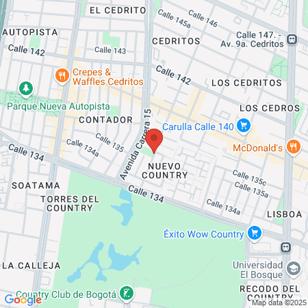 Nubia Cardenas Spa map