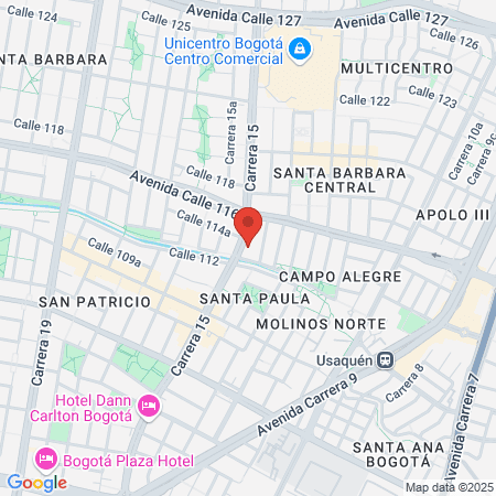 Dr David Camilo Rodriguez map