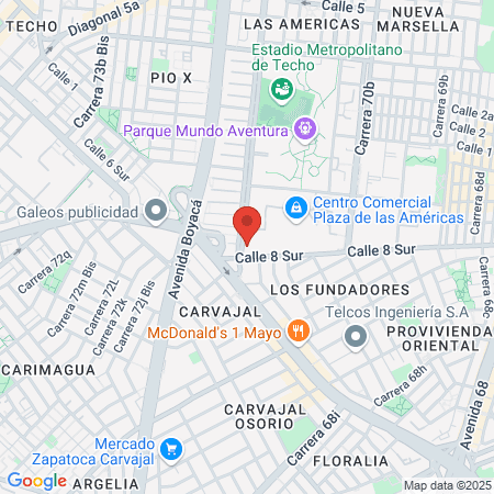 Uap Sanitas Primavera map