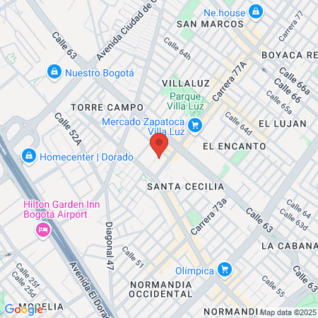 Urologo Dr Fabian Hernandez map