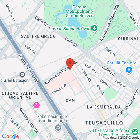 Servicio De Empleo Compensar map