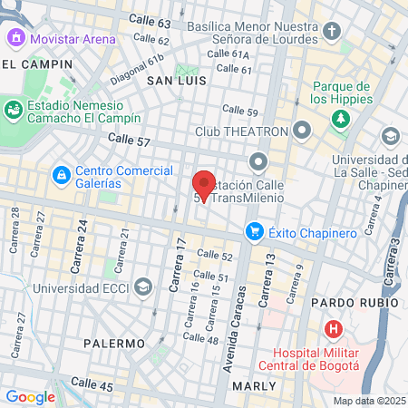 Laboratorio Clinico Dra Neyla Achury Guzman map