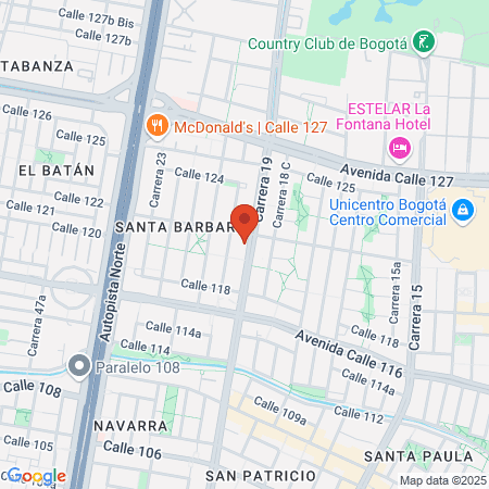 Medicos Asociados Magisterio map