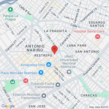 Asisfarma Chapinero map