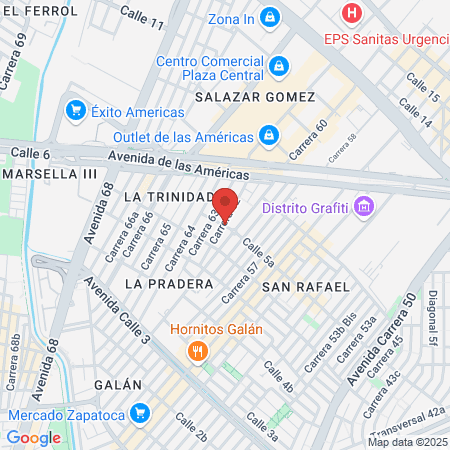 Dr Jorge Eduardo Guzmán Prenk map