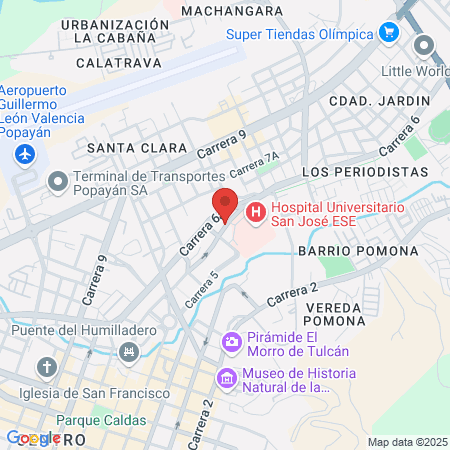 Ensalud Colombia Sas Popayan map