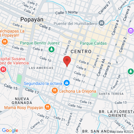 Dr Yimmy Rincón map