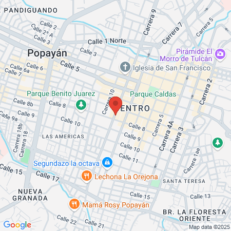 Optometra Saludcoop map
