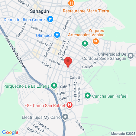 Dr Carlos Mario Diaz Rosso Internista map