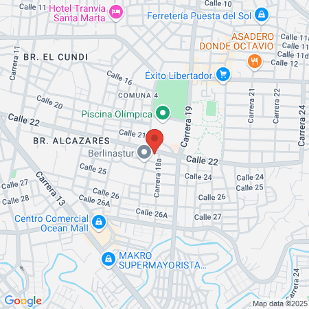 Centro Medico Popular La 22 map