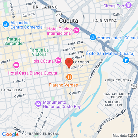 Ips Comfaoriente map