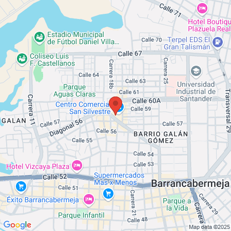 Sinergia Salud Coomeva map