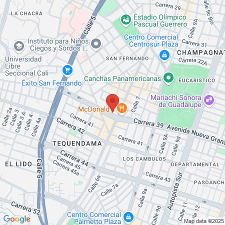 Dr Hérnan Ignacio Córdoba Plastic Surgery map