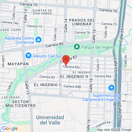 Dra Liliana Valderrama map