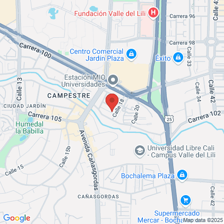 Sede Synlab Santa Mónica map