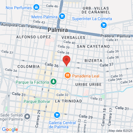 Ips Vivir Nueva Eps map