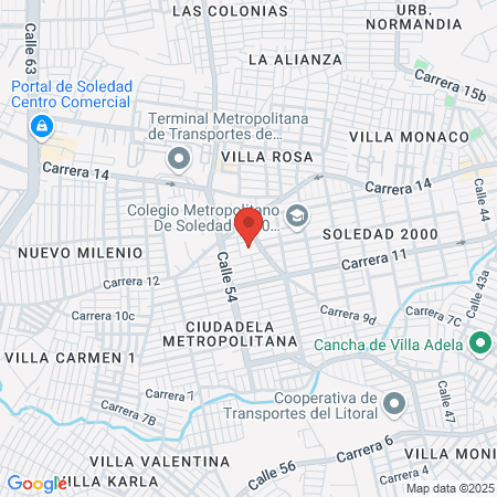 Gimnasio Av El Progreso map