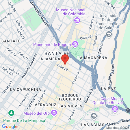 Arborizadora Baja. Multidiciplina map