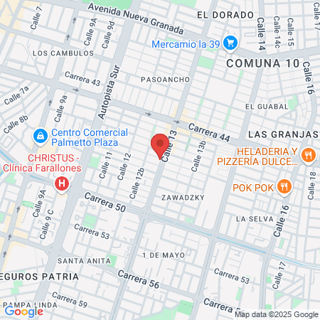 Polidepotivo Corregimiento San José map