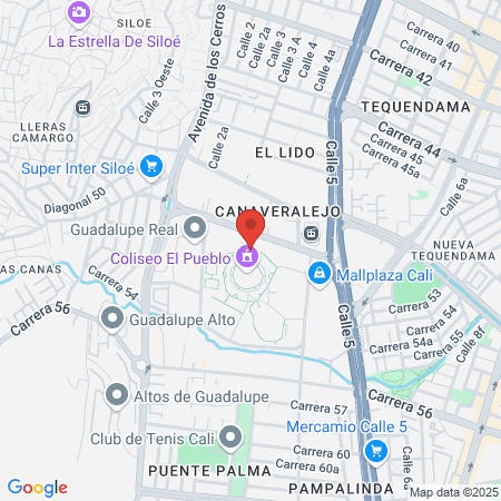 Alberto Galindo Sports Complex map