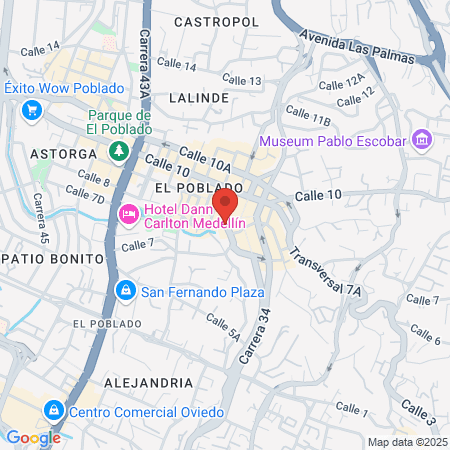 Bodytech Mall Del Este map