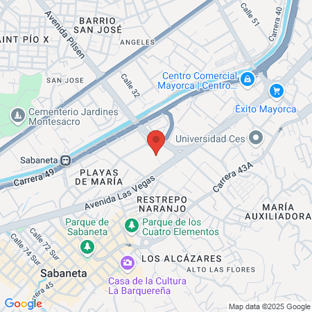 Animalx Sabaneta map