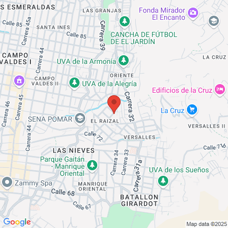 Fussion Gym Manrique map