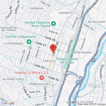 Action Fitness Castilla map