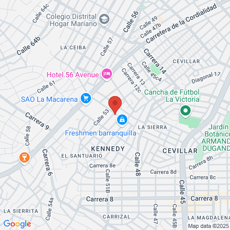 Fundación Deportiva Healthfit map