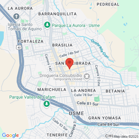 Centro De Acondicionamiento Físico Box Protein Bar map