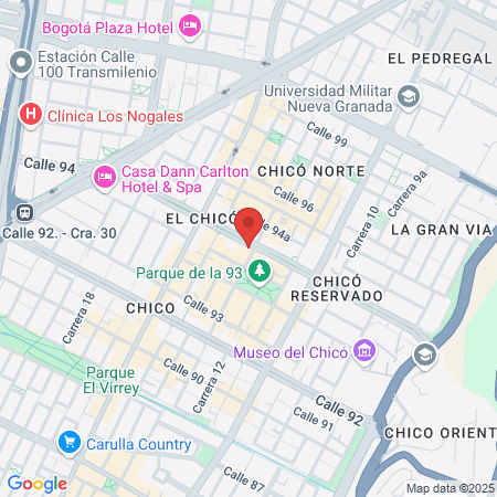 Spinning Center Gym Calle 140 map