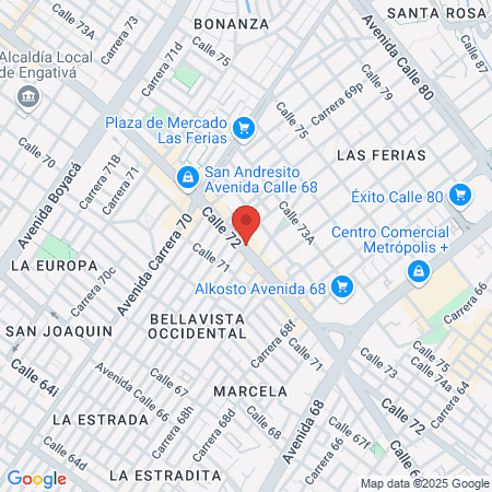 Gimnasio Boxi Gym map