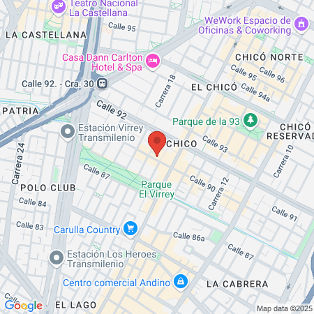 Bodytech Calle 90 map