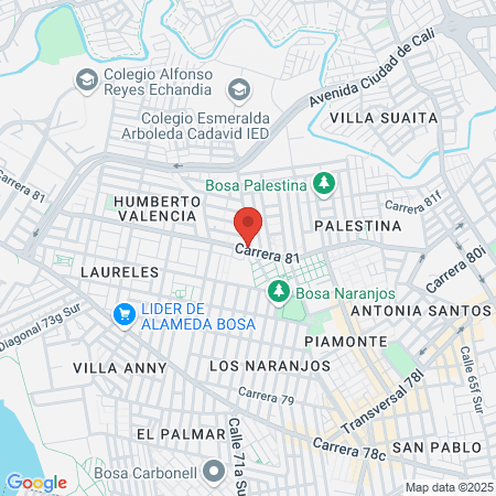 Zona Light - Centro de Acondicionamiento Físico map