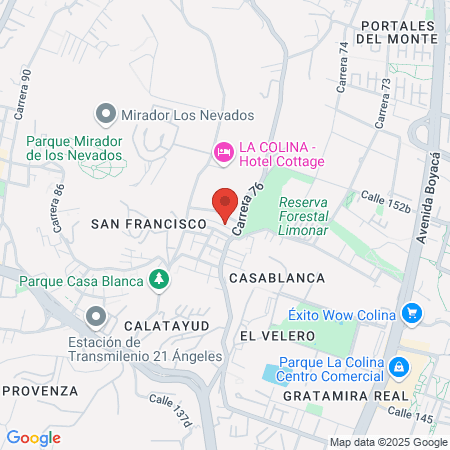 Bodytech Centro Mayor map