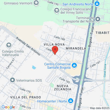 Bodytech Galerias map