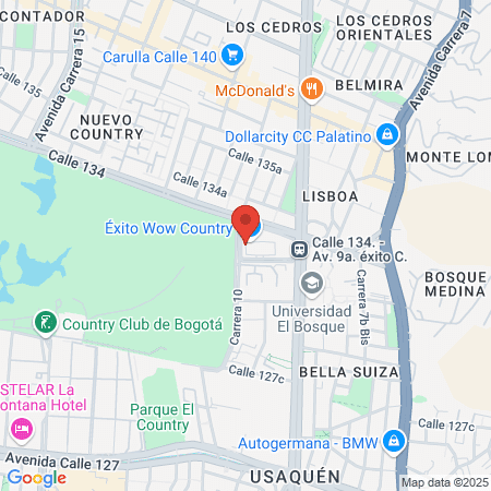 Smart Fit Gym Exito Country map