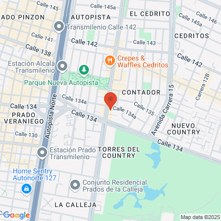 Bodega De Equipos De Gimnasia map