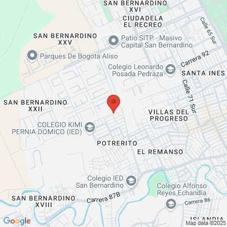 Bodytech Sede Administrativa map