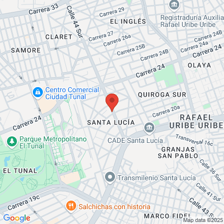 Fitway Gym sede Santa Lucía map