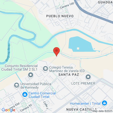 Ciclorruta Fontibón - Kennedy map