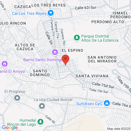 Fitway Gym Sede Santo Domingo map