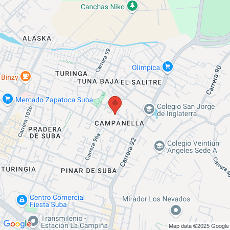 Gimnasio Franciscano De Suba map