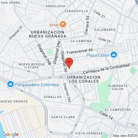 Centro De Acondicionamiento Fisico map