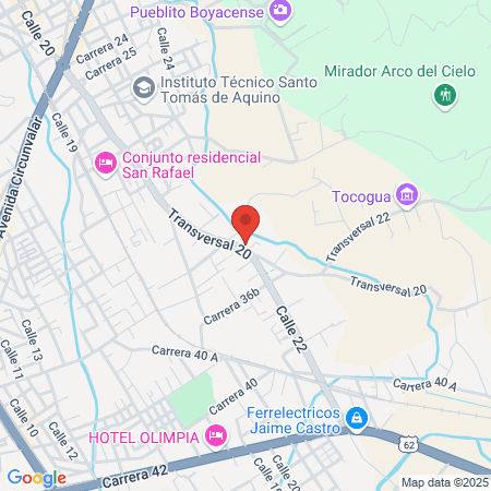 Gimnasio Chimba Duitama map