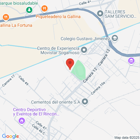 Bio Parque El Oriente map