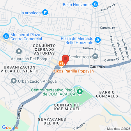 Gimnasio La 17 map
