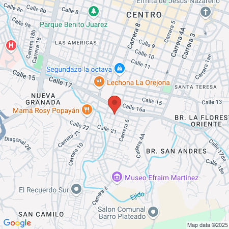 Fundacion Cardio Pulmonar map